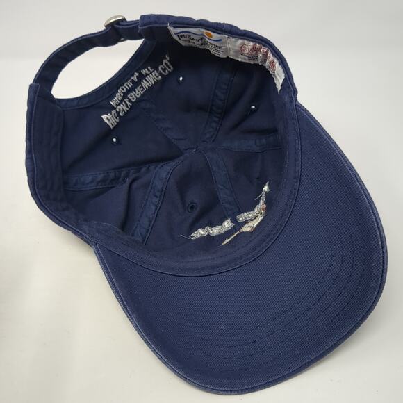 Moose Drool Brown Ale Baseball Cap Blue One Size Adjustable Big Sky Brewing - Picture 7 of 9